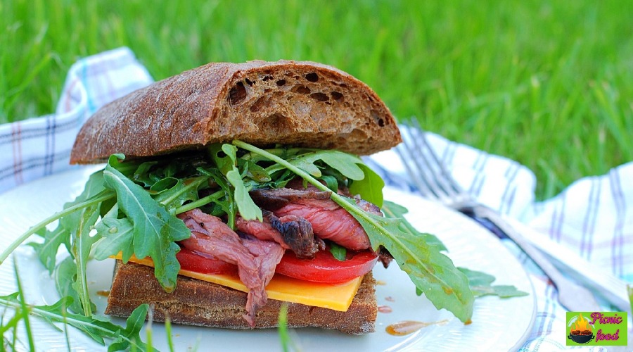 Бутерброды для пикника на природе 